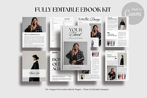 Minimalistic Ebook Canva Template