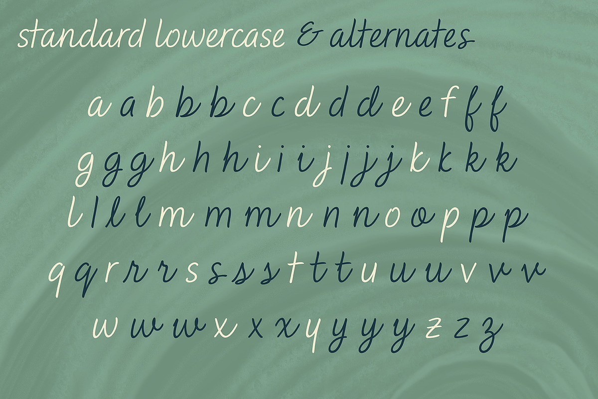 Saveria Handwritten Script Font, a Font by Evoke Type Studio (Photo 13 of 15)