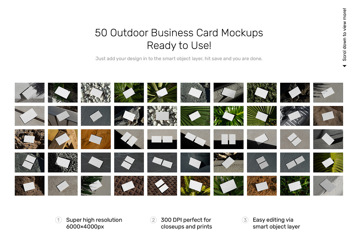 Business Card Mockups - Outdoor, an Advertising Mockup by Mr.Mockup™ (Photo 3 of 23)