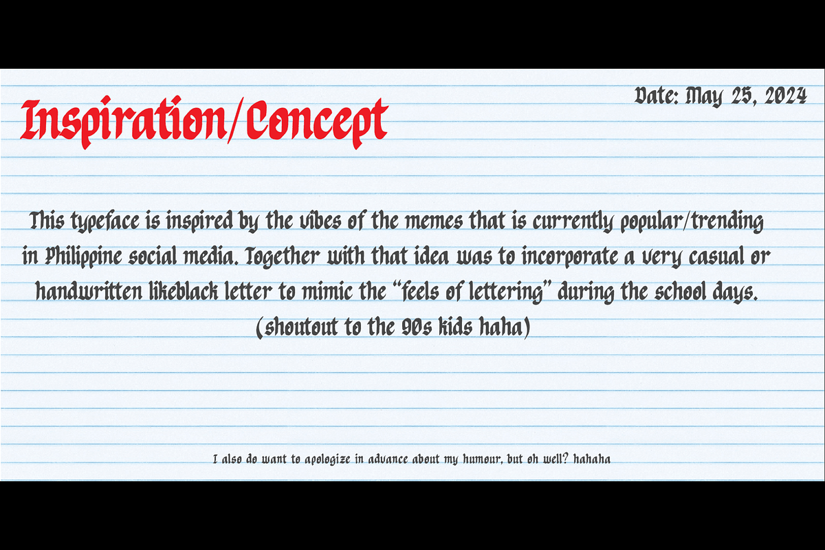 Eticav- Handwritten Blackletter Font, a Blackletter Font by Lurinzu Studios (Photo 3 of 10)
