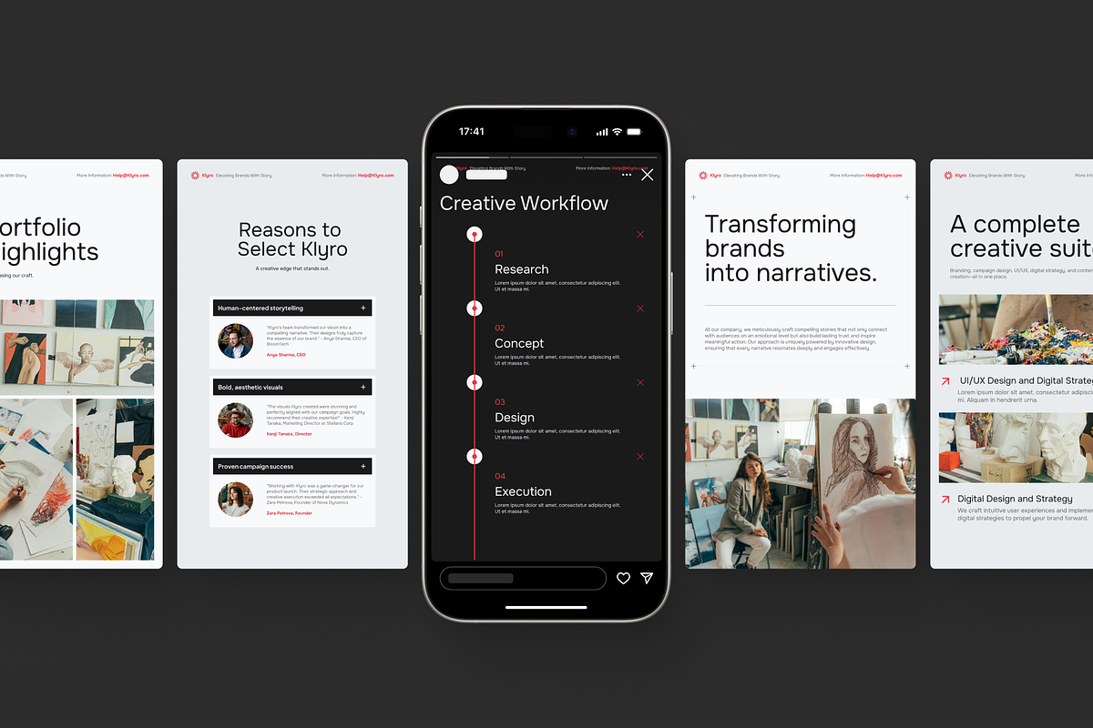 Klyro - Creative Agency Social Media, a Social Media Template by SLAB! Design (Photo 3 of 8)