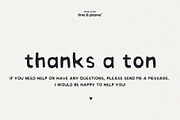Burlcut Font - Latine & Cyrillic, a Handwritten Font by line & plane (Thumbnail 10 of 10)