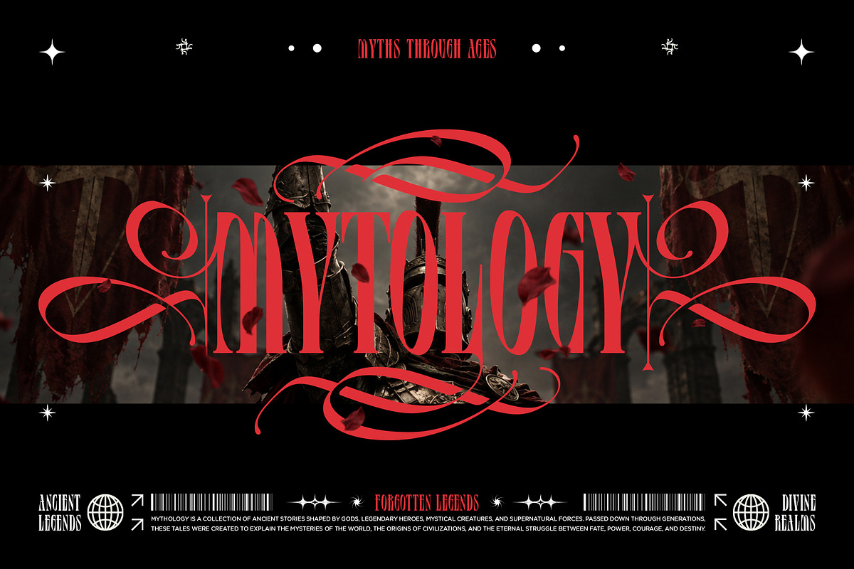 Supremus Typeface, a Blackletter Font by alit design (Photo 13 of 20)