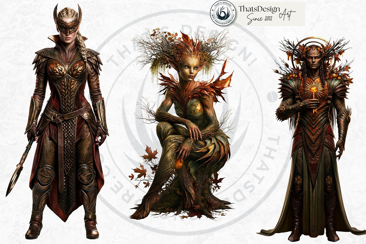 The Court of Emberfall Autumn, a Seasonal Illustration by ThatsDesignArt (Photo 4 of 15)