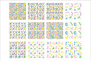 mixed abstract seamless pattern back, a Pattern Graphic by Brainware Graphic (Thumbnail 2 of 4)