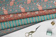 KALAMKARI. Vector Set Ornaments., a Pattern Graphic by Irina Skaska (Thumbnail 6 of 17)