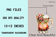 Whimsical Summer Beer Clipart Bundle, an Illustration by SVGArt (Thumbnail 4 of 9)