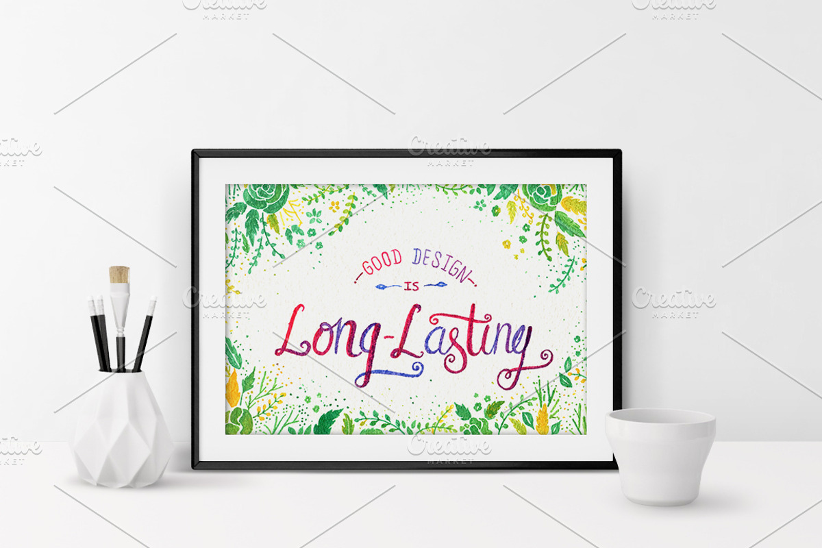 Inspirational Design Quote Poster, a Decorative Illustration by Kalpesh Tudiya (Photo 5 of 6)