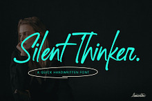 Silent Thinker | Quick Handwritten