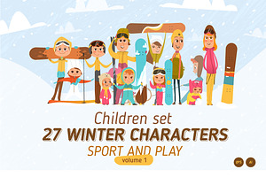 27 Winter characters. Volume 1