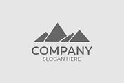 Clean simple mountain logo, a Branding & Logo Template by Medianeka (Thumbnail 1 of 3)