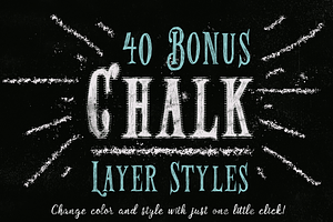 Photoshop Brushes Chalk & Styles