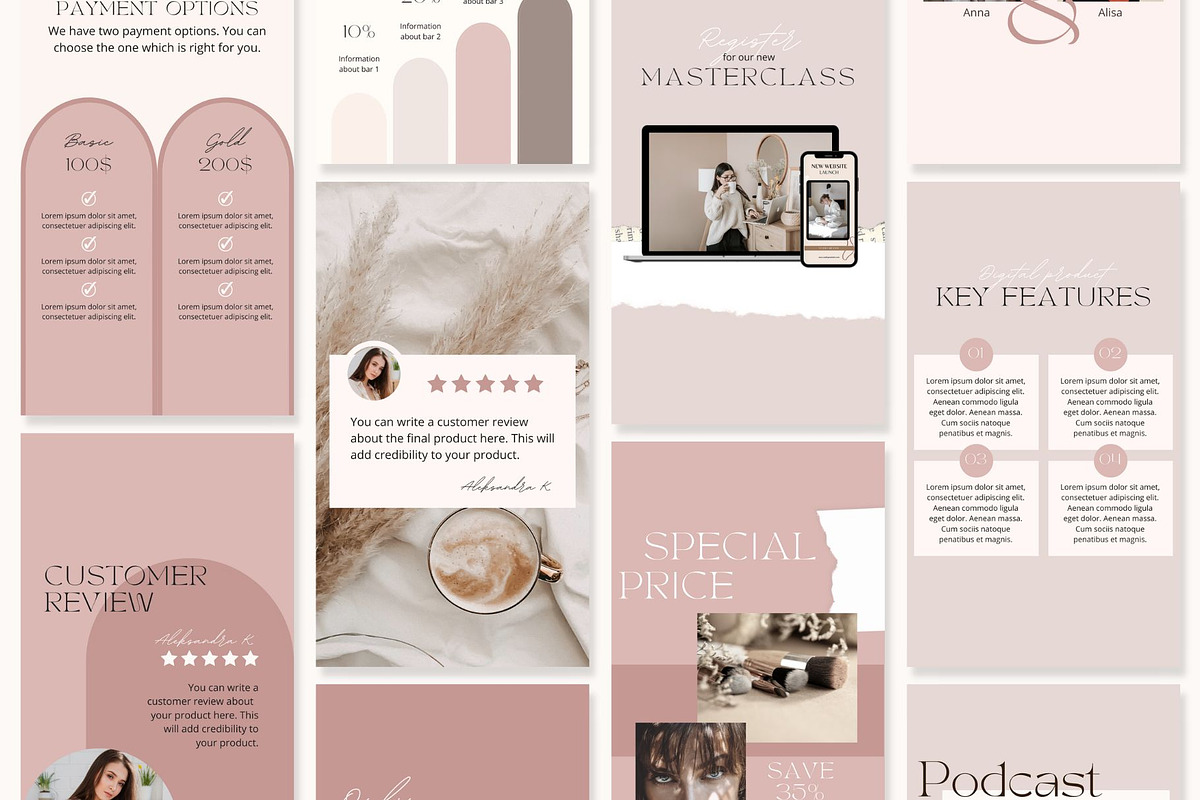 Instagram Creator Canva templates, a Social Media Template by DesignKora (Photo 17 of 19)