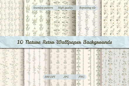 Vintage Bloom Backgrounds, a Background Graphic by barsrsind