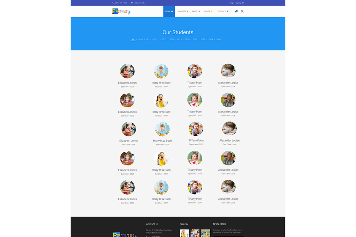 Primary - Unique Education Wordpress, a WordPress Template by Knighthemes (Photo 12 of 17)