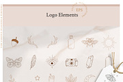 Logo Elements Collection | 50 pieces, a Decorative Illustration by amber&ink (Thumbnail 2 of 10)