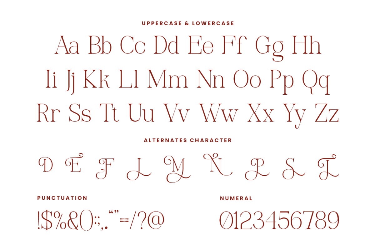 Miregle Modern Elegant Serif Font, a Serif Font by Rasio Studio (Photo 2 of 11)