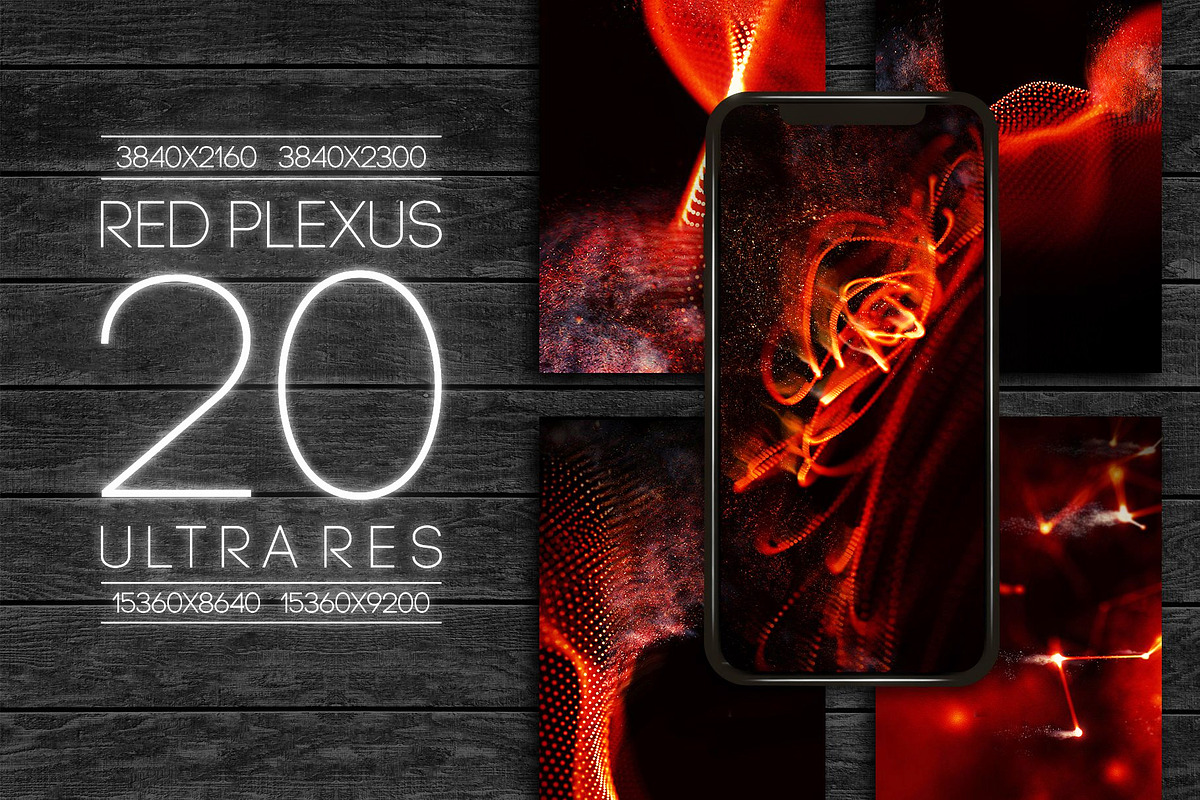 20 Red Abstract Backgrounds, a Technology Illustration by RDShop (Photo 1 of 8)