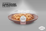 Clear Pie Container Packaging Mockup, a Product Mockup by INCDesign (Thumbnail 6 of 8)