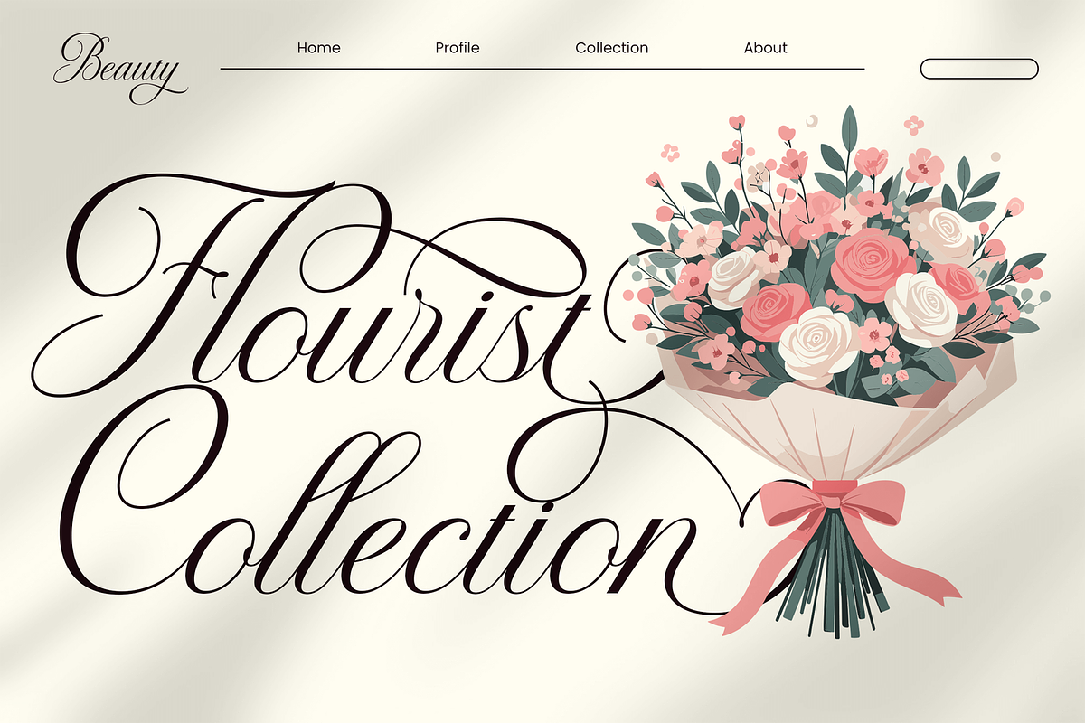 Revinda - Modern Cursive Script Font, a Script Font by Pixesia Studio (Photo 4 of 12)