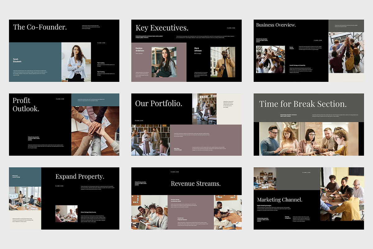 Flume : Pitch Deck Keynote, a Presentation Template by Punkl Camp (Photo 3 of 9)