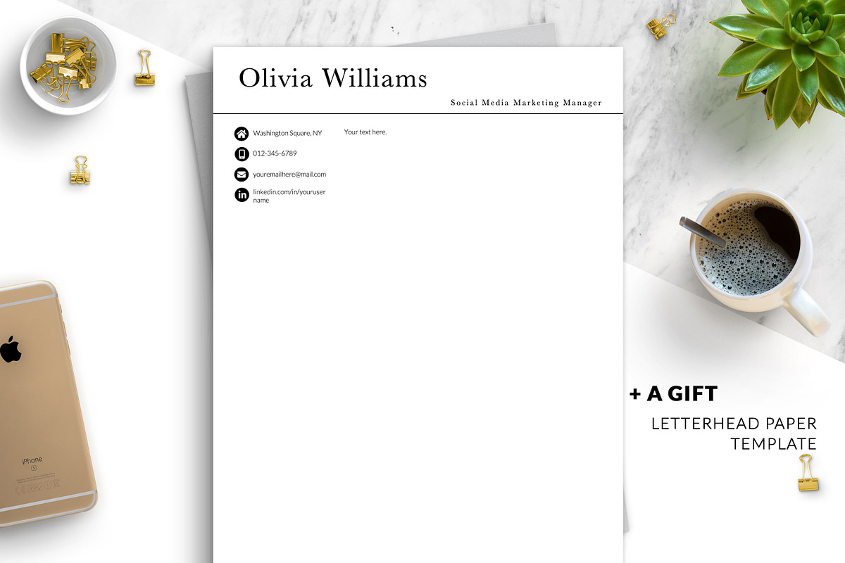Modern Page Resume Template Word, a Resume Template by BestResumes.Co (Photo 4 of 7)