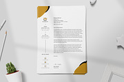 Letterhead Template, a Stationery Template by ResumeDevisers (Thumbnail 5 of 6)
