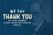 Freudian Typeface, a Sans Serif Font by Garisman Std (Thumbnail 8 of 8)