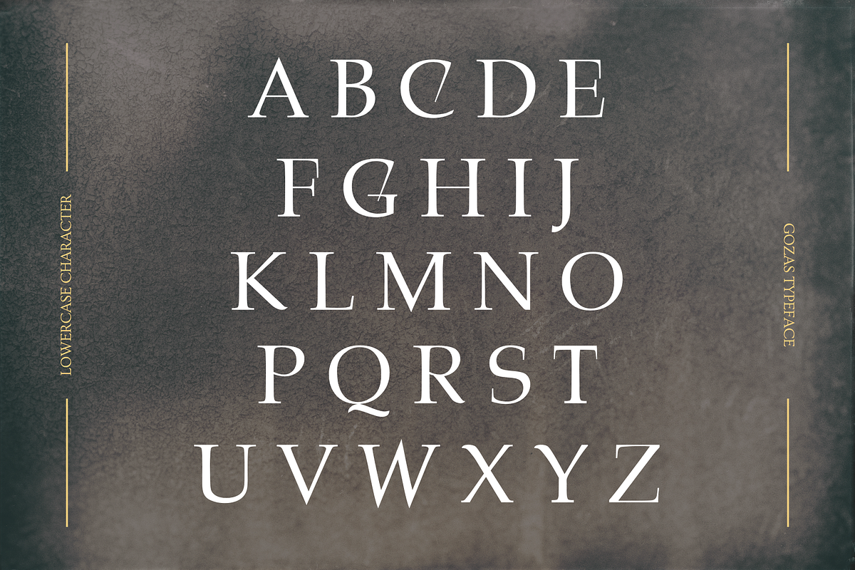 Gozas - Branding Logo Font, a Serif Font by Illushvara Design (Photo 9 of 11)