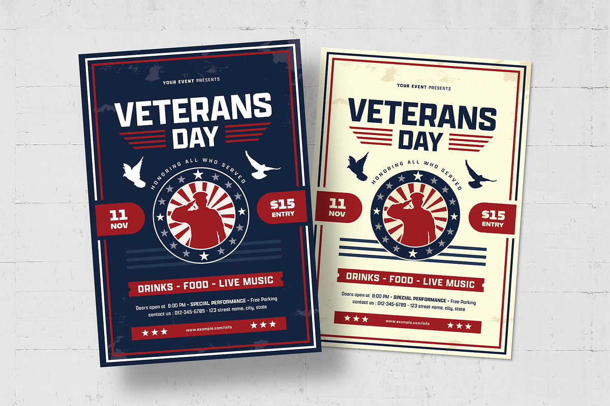 Veterans Day Flyer Template, a Flyer Template by BrandPacks (Photo 5 of 5)