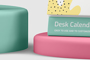 Desk Calendar Mockup - 6 views, a Packaging Mockup by Illusiongraphic (Thumbnail 15 of 19)