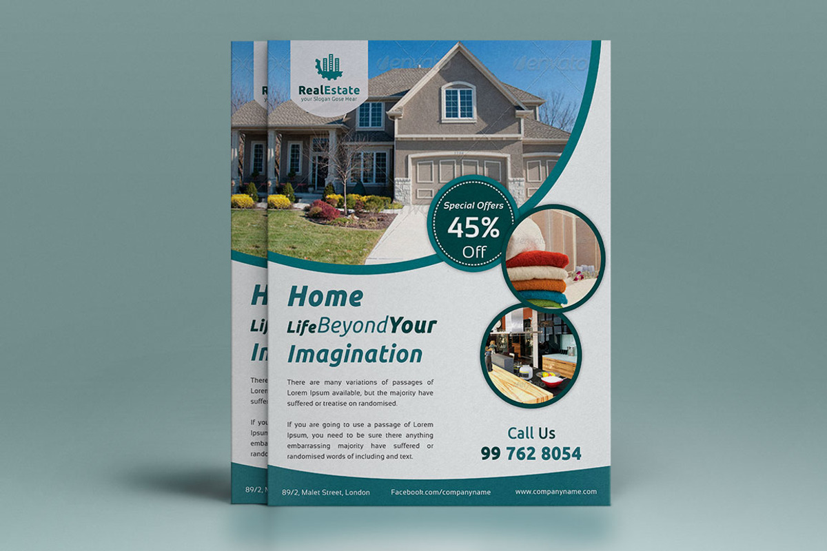 Real Estate Business Flyer, a Flyer Template by Dotnpix (Photo 2 of 5)