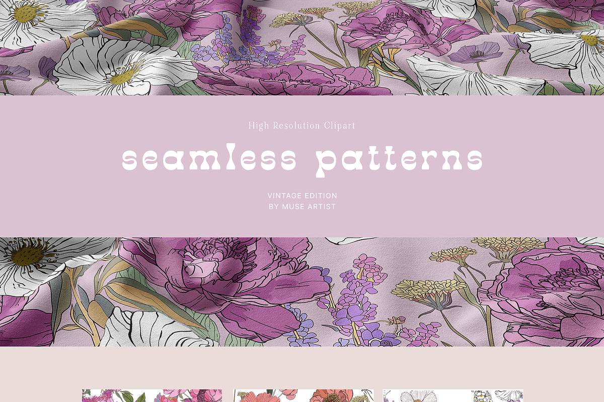 Whimsical Garden Patterns & Prints, a Decorative Illustration by Muse Artist (Photo 17 of 20)