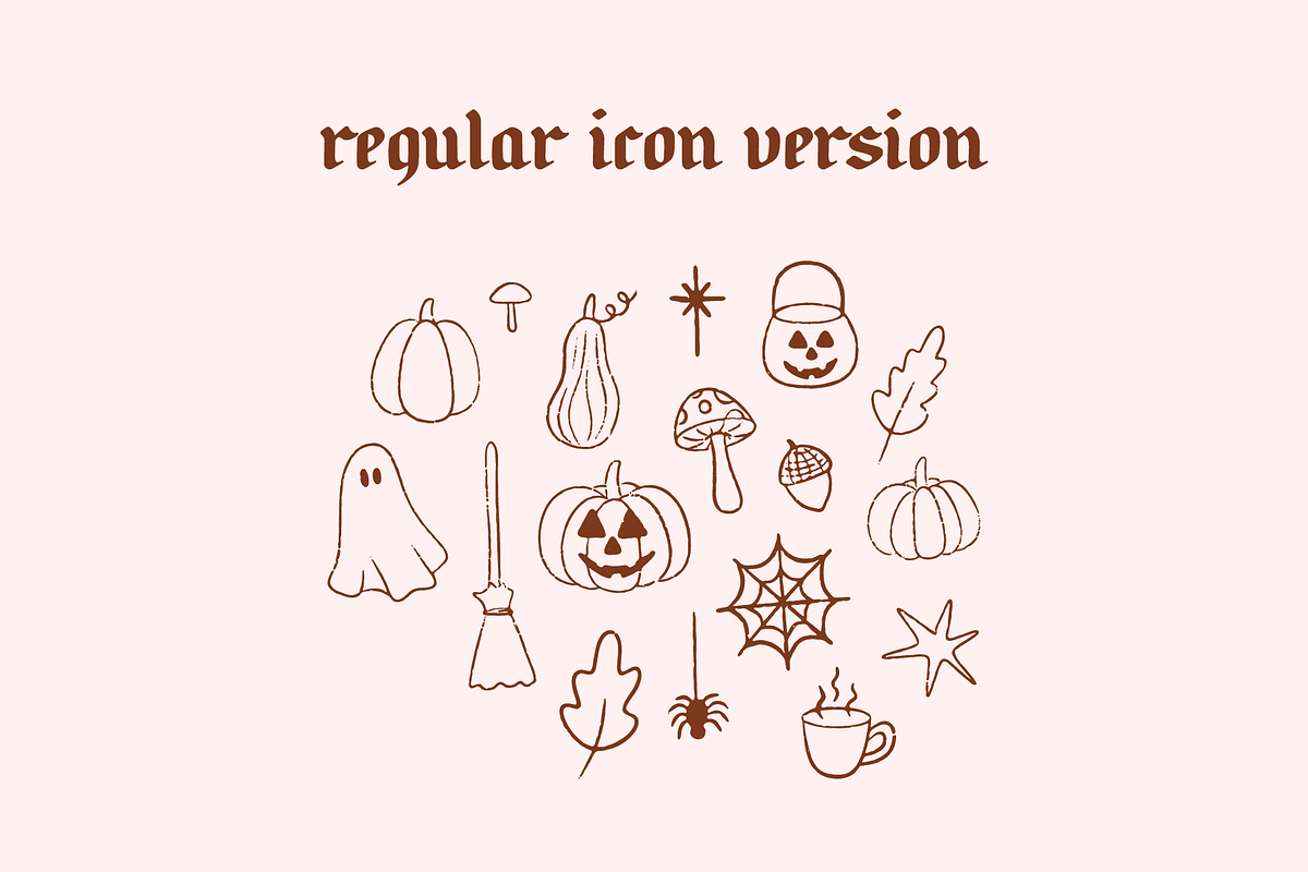 Spooky Halloween Icon Collection, an Outline Icon by Pink Tiger Creative (Photo 2 of 4)