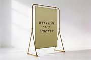 Welcome Sign Mockup, a Product Mockup by Pitchlook.Studio (Thumbnail 3 of 4)