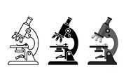 Microscope Laboratory Vector Set, an Object Graphic by Artonix (Thumbnail 2 of 3)