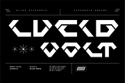 VB Mixow - Futuristic Display Font, a Sans Serif Font by VALIANTBROTHA (Thumbnail 7 of 11)