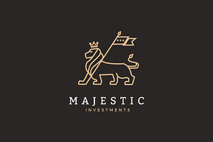 Lion Flag Logo