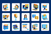 3D Virtual Seminar Icon Set, an Object 3D Model by Flat Icons (Thumbnail 8 of 8)