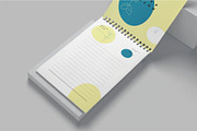 A4 A5 A6 Ringed Notepad Mockup, an Advertising Mockup by megostudi0 (Thumbnail 1 of 2)