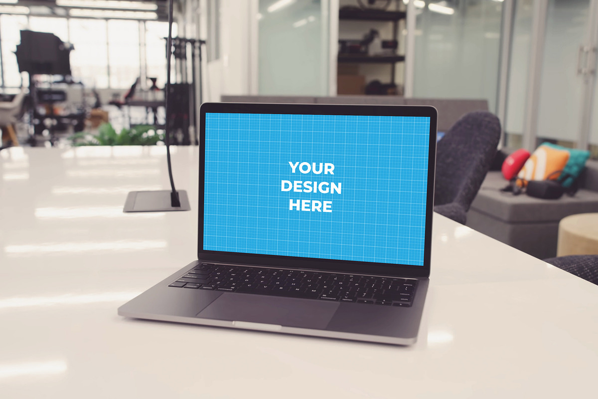 24 PSD Macbook 2020 Mockup #1, a Books & Magazine Mockup by Laura (Photo 3 of 25)