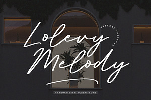 Lovely Melody - Script Font