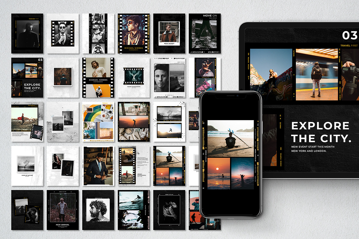 Film Frame Bundle, a Social Media Template by Analogi Studio (Photo 26 of 53)