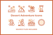 36 Desert Adventure Icons, an Icon by Furnace (Thumbnail 3 of 5)