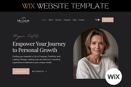 Wix Template Coaches Website, a Wix Template by vectorocean