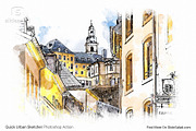 Urban Sketcher Photoshop Action, an Action Add-On by SlideSalad (Thumbnail 20 of 31)
