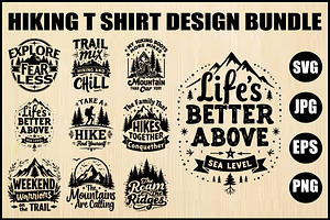 Adventure Hiking Shirt Bundle, an Object Graphic by Creativeshirt