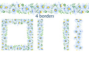 Delicate daisies, a Decorative Illustration by EshaStudio (Thumbnail 7 of 9)