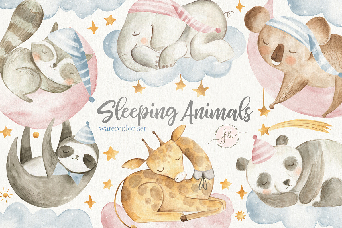 Watercolor Bundle, an Animal Illustration by Flora+Bear (Photo 5 of 32)