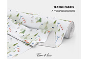 Ski Resort Mountains Snow pattern, a Pattern Graphic by Milatoo (Thumbnail 2 of 3)